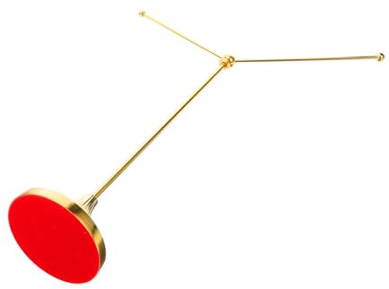 FONDOTIN Tischflaggenhalter Aus Eisen Stabiler Flaggenmast Für Haushalt Und Büro Portabler Fahnenhalter Mit Runder Basis Für Schreibtischoberflächen