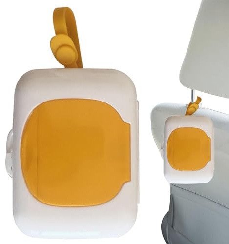 Contenitore per salviette umidificate - per salviette umidificate | da viaggio, Porta salviette umidificate portatile, Dispenser per salviette umidificate da viaggio | Dispenser di salviette pe