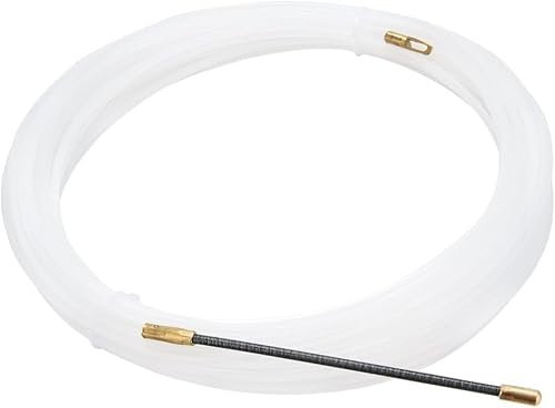 topolenashop Sonda Tiracavi Passacavi Professionale 20 metri Ø 3mm Sonda Elettricista Molla Elettricista per L’Installazione di Cavi, con terminali fissi (20m) 2308998