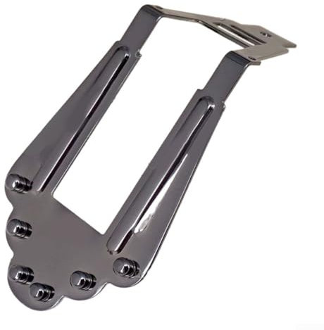 Akustikgitarre Saitenhalter Steg mit Schrauben für optimale Klangleistung (Schwarz)