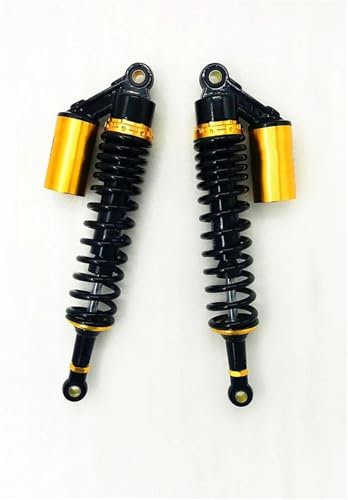 LMNMY Motorrad Stoßdämpfer 7-mm-Feder 360 MM/370 MM/380 MM/390 MM/400 MM Universal-Motorradstoßdämpfer Für H-ONDA Für Yamaha Dirt ATV Quad(360MM)