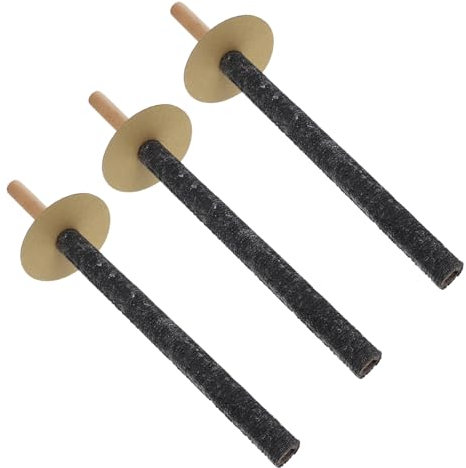 INOOMP 3pezzi Torce Da Portatili in Legno Con Picchetto Per Decorazioni Da Torce Esterno Per Patio e Cortile