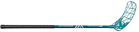 Oxdog Floorballschläger Fusion Light 32, Turqoise Unihockey Stock - Flex 32, IFF‑Zertifiziert, Deutscher Kundensupport (Schaftlänge 96 cm, Linke Hand Oben/Rechtsauslage)