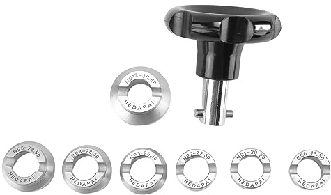 SweetSerenade Attrezzo Impermeabile con Chiusura un Chiave Apri Fondello 'Orologio 7 Tipi di Dimensioni Strumenti Professionali per la Riparazione di Orologi Set per
