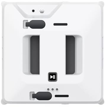 Robot nettoyeur de vitres carré avec double jet d'eau, aspirateur automatique intelligent for fenêtres, carrelages et portes classe plusieurs modes de nettoyage
