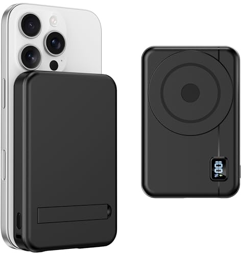 Moscsaz Batterie Externe sans Fil - Compatible avec iPhone 16 15 14 13 12 Séries et Samsung Magnétique Power Bank 10000mAh Induction Petite Mini Portable Charge Rapide Chargeur