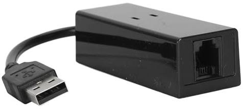 RASTKY USB 2.0 56K Modem USB 56K Externes Faxdatenmodem Stecker und Computer Laptop Faxmodem 8 7 Dual Ports Datenmodem