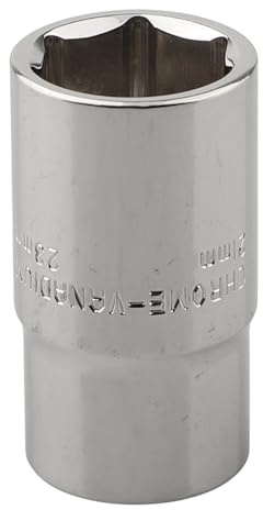 Llave de vaso de acero al cromo vanadio de doble cabeza de 17/19 mm, 21/23 mm, para quitar tuercas de rueda de neumático de coche y apriete, herramienta de ahorro de espacio