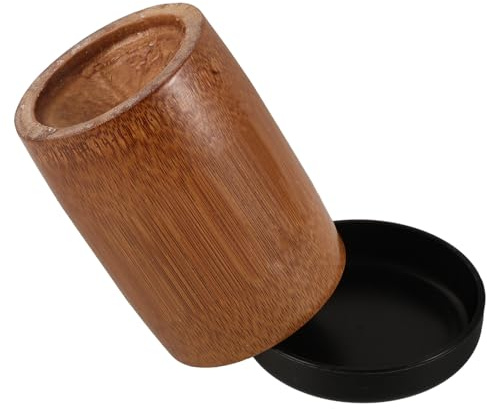 Fenical Holz Würfelbecher mit Deckel, Leise, für Party und Spielabende | Farkle Würfelspiel Deutsch, Würfel mit Becher für Entertainment, Würfel und Becher Satz