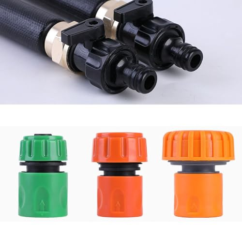 BildeeMait Varita de riego profesional de acero inoxidable para jardines, pulverizador de 62 cm de largo alcance con boquilla de niebla fina, se adapta a mangueras de 1, 2, 3, 4, 1 pulgada