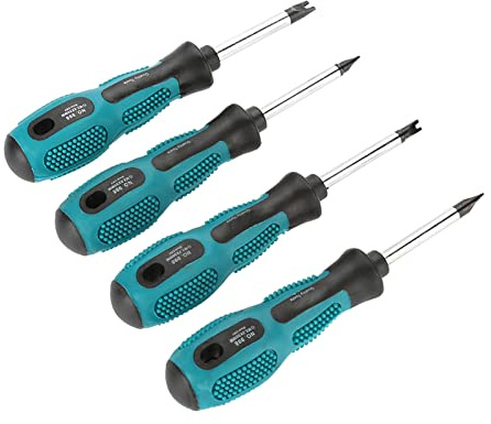 Juego de Destornilladores de Precisión 4 piezas con Cabeza Triangular Magnética Multifuncional