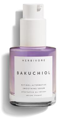 HERBIVORE Bakuchiol Retinol Alternative Face Serum REGULAR STRENGTH - Bakuchiol + Peptides, Smooths Skin, Reduces Fine Lines & Wrinkles, Plant-based, Vegan, Cruelty-free, 30mL / 1 oz