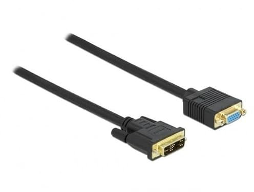 Delock Cable DVI 12+5 Macho a VGA Hembra 2 m