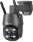 Ctronics 3G/4G LTE Caméra Surveillance Exterieure à Double Objectif, IP Caméra avec Suivi Auto du Zoom Détection Humaine 6X Zoom Hybride Vision Nocturne Couleur Audio Bidirectionnel, Carte SIM Incluse