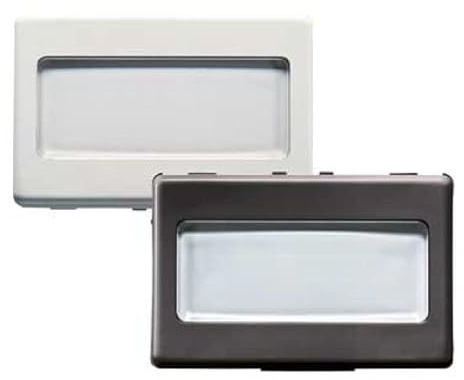 PULSANTE CON PORTANOME 'SYSTEM' 3 Moduli, 1P NA 250V - Bianco