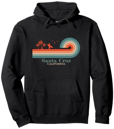 Santa Cruz CA Kalifornien Surfer I Santa Cruz Kalifornien Pullover Hoodie
