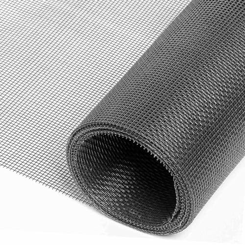 Fly Screens for Windows, MYLERCT Window Net Curtain 200 X 150 cm, Window Screen Insect Protection, Mosquito Proof, Bug Proof Suitable for Living Rooms, Kitchen Doors and Windows