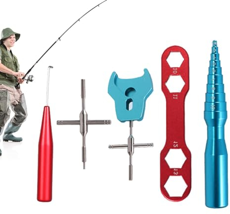 Angelrollen-Pflege-Reparatur-Set – Angelrollen-Pflegezubehör, Eisfischen, , Angelrolle, leichtes Werkzeug, Demontagewerkzeug-Set für Baitcast-Rolle
