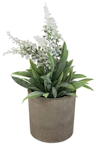 Morbuy Kunstpflanze im Topf Nordic Mini Topfpflanze Realistische Künstliche Blumen Grün Plastik Pflanzen Innen Deko Desktop Bonsai für Balkon, Wohnzimmer, Schlafzimmer Deko (Hyazinthe)