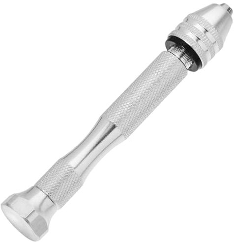 ORFOFE Trapano a Mano Morsa a Perno Girevole, Mandrino Autoserrante 0,1-3,5 Mm, Utensile Rotante Di Precisione Per Lavorazione Legno, Riparazione Orologi e Gioielleria