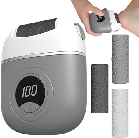 per piedi elettrici | Dispositivo di rimozione del piede alto | Pedicure elettronico portatile per piedi lisci, tacchi esfolianti, rimuove la pelle dura e morta, strumento di pedicure