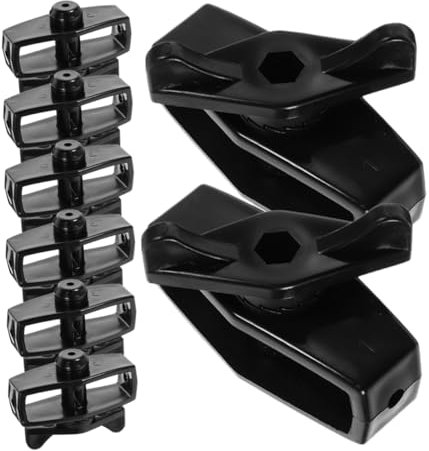 ibasenice 8pcs Plastic Wire Rope Tensioner Cable Tightener Garden Fencing Line Wire Tightener Portable Heavy Duty Cable Tension Tool for Outdoor Fence Installation