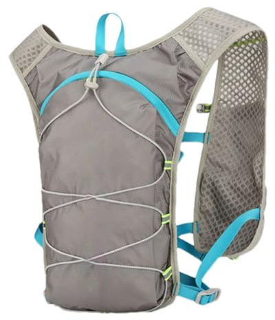 Zunetsutock Gilet da corsa per corsa, zaino da corsa, impermeabile, per donne e uomini, ciclismo, jogging, campeggio, viaggi, pesca, caccia