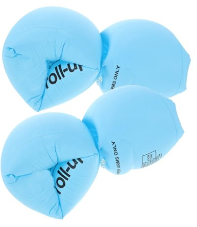 Gatuida 2 Paar aufblasbare Schwimmflügel für Erwachsene und Kinder – Schwimmflügel mit verbessertem Auftrieb, leichte, tragbare Schwimmhilfen für Poolpartys