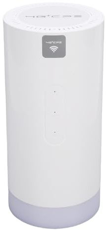 Asixxsix Router 4G CPE CAT6, Hotspot WiFi Mobile LTE Esterno Sbloccato con Luce da Campeggio Colorata e Slot per Scheda SIM Batteria da 10000 MAh per Viaggi, Supporta 32 Dispositivi