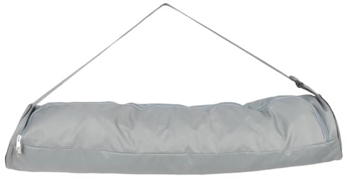 Homoyoyo Yogamattentasche aus Oxford Gewebe Leichte Fitness Tragetasche mit Reißverschluss Platzsparend Schultertasche für Yoga und Reisen Unisex Grau