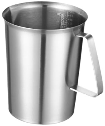 KiBcsLic Misurino in Acciaio Inox per Preparare Bevande, Latte E Olio