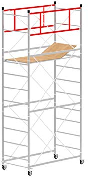 Gerüst Arbeitshöhe 5,00 m aus Stahl Serie M4 Lux Basis Normal Made in Italy I SCEDIL