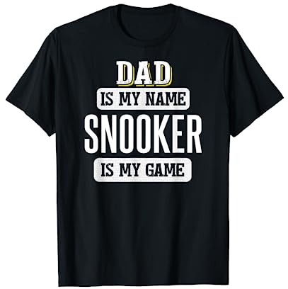 Lustiges Snooker-Geschenk für Vatertag T-Shirt
