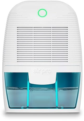Air Pro Deshumidificador 600ml Portatil, Compacto Y Silencioso - Mini Deshumidificador De Aire Para El Hogar, Oficina, Garaje, Caravana Y Sotano - Eliminador De Moho Electrico