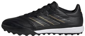 adidas Copa Pure II League Football Boots Turf, Scarpe da Calcio Unisex-Adulto, Core Black/Carbon/Gold Metallic, 42 EU