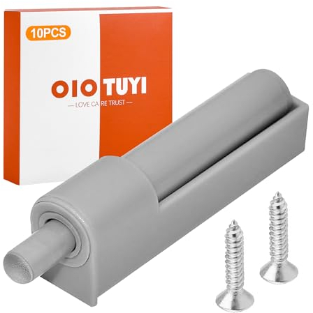 OioTuyi 10er Set Türdämpfer für Schranktüren, Softclose Nachrüstung, Schubladen Dämpfer, Universelle Passform, Einfache Montage, Soft Close Funktion für Küchen- und Schranksysteme