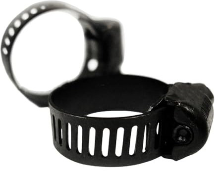 t-förmige Schraubklammer, Edelstahl Silber Jubiläu 50 Stück Edelstahl verstellbar 6–38 mm Bereich Schneckengetriebe Schwarz Schlauchklemmen Kit Klemmen for Holzbearbeitung Federklemme (Größe: 50 Stück