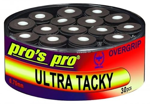 Generisch Pro's Pro 30 STK. Ultra Tacky Overgrip 0,70mm - für Tennis, Badminton, Padel, Squash