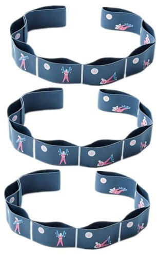 3st Stretchband Dehnbänder Übung Stretchbänder Für Flexibilität Fitness-stretchbänder Trainingsbänder Elastische Gürtel Widerstandsband Gummibänder Für Die Beine Der Flexgürtel BESPORTBLE