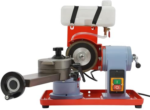 ACROSSPART Affûteuse de lame de scie - 2850 tr/min - 220 V - Aiguiseur de roue - Lame de scie circulaire simple - Lame de scie diamantée - Avec roue