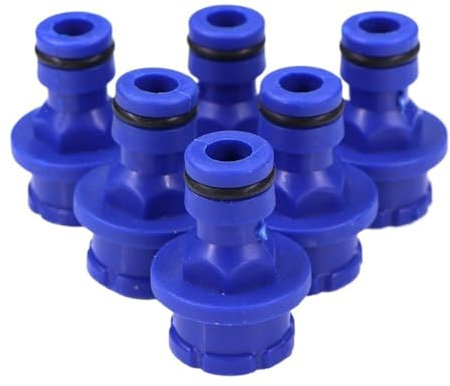 Generisch 2 Stück 18 mm Innengewindenippel 16 mm Schnellkupplung Bewässerungspumpe Gartenschlauch Tropfbewässerung Gelenke Aquarium Schlauchkupplung
