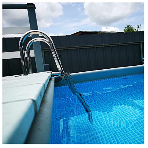 Telescoping Swim Ladder with Handles & Wide Pedals for Pool, Boat, Pontoon - Supports 330lbs