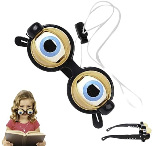 Lustige Zwinker Brille, Witzige Blinzel Brille, Party Brillen, Lustige Wackelbrille Mit Zwinkermechanismus, Lustiges Accessoire Für Erwachsene Zum Verkleiden, Halloween Partys, Themenfeste Cosplay