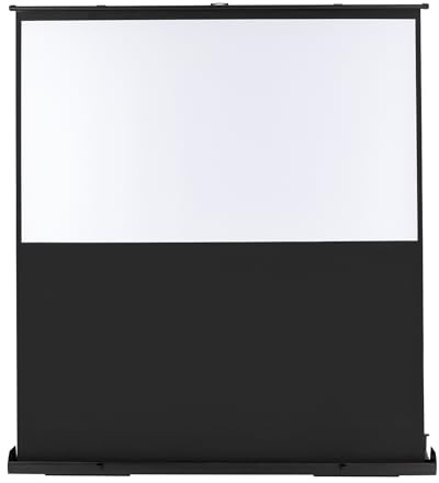 Proiettore di tela portatile 170 x 200 cm Home Cinema Proiettore Regolabile Altezza Schermo di Proiezione Ultra Proiettore Tela Proiettore Da Pavimento Schermo
