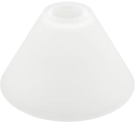 Glas opal matt weiß Ø138 mm H82 mm Öffnung 30 mm E14 Ersatzglas Lampenglas Leuchtenglas Lampenschirm Glasabdeckung für Wand Decken Pendel Tischleuchten