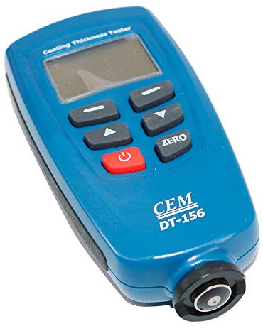 Graigar Digitales Messgerät für Lackschichtdicke, Messgerät DT-156, 0 ~ 1250 um, mit eingebauter automatischer F- und NF-Sonde