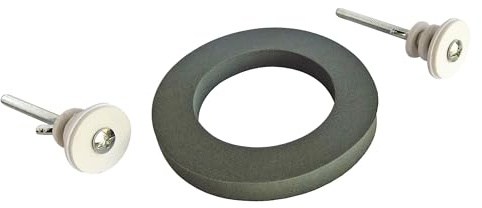 SOMATHERM FOR YOU, Ensemble de fixation pour cuvette de WC, incluant joint mousse 70mm, pour installation facile et sécurisée du réservoir de chasse sur la cuvette standard