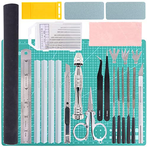 Keadic - Juego de herramientas básicas para ensamblar modelos profesionales, 43 unidades