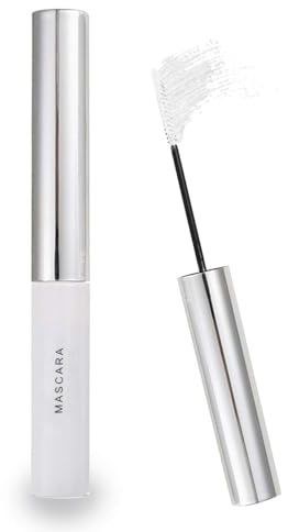 GL-Turelifes Mascara 12 Couleurs Fibre Colorée - Longue Durée, Cils Épais et Longs, Maquillage des Yeux Imperméable et Anti-Bavures (#02 Blanc)