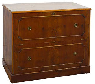 Antike Fundgrube Minibar Truhe im englischen Stil aus Eibe | Hausbar Barschrank | aufklappbar | B: 93 cm (9508)